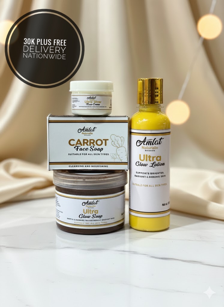 Amlat Naturalle Ultra Glow Kit complete 4 product lightening set